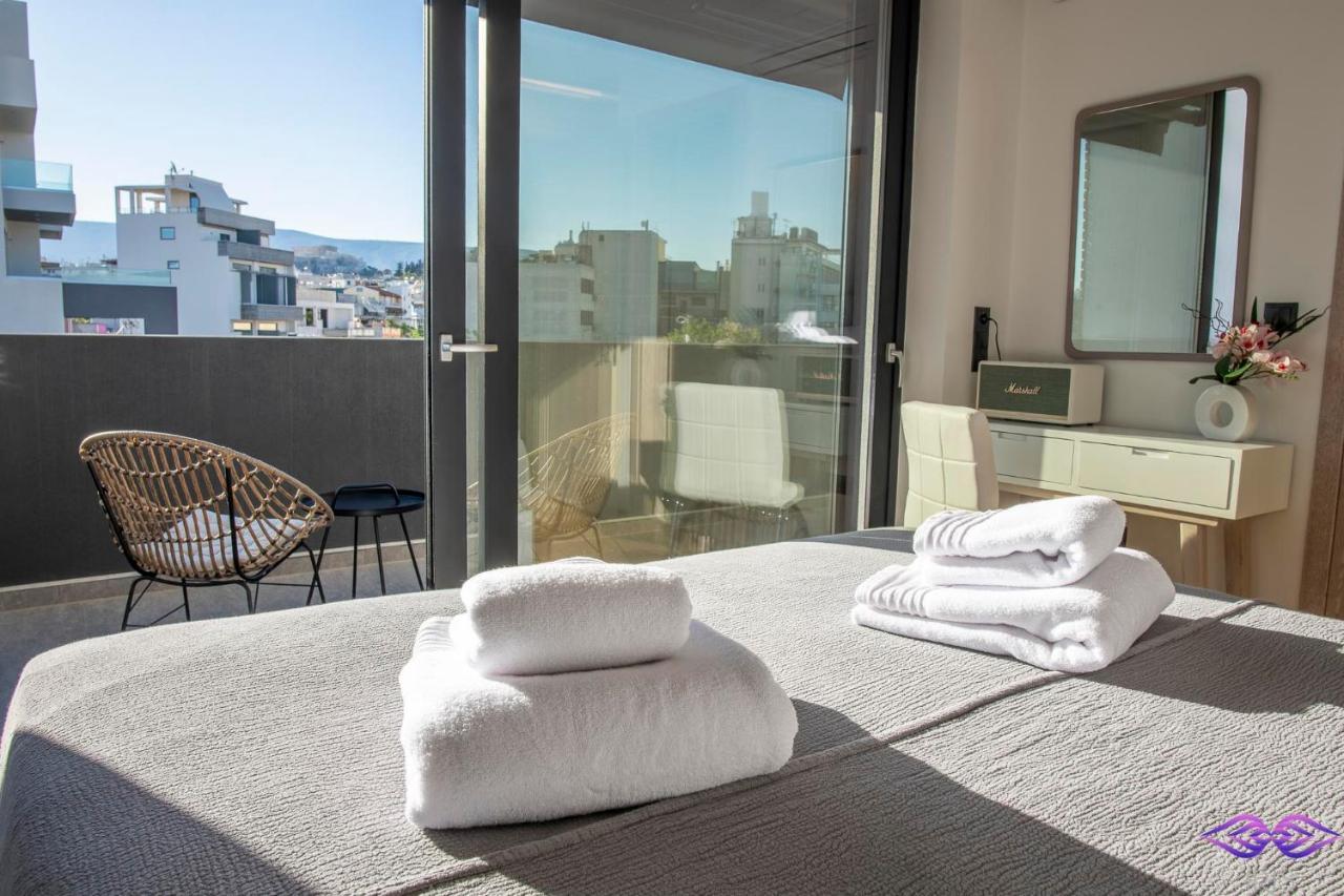 Luxury Penthouse With Acropolis View And Jacuzzi Apartman Athén Kültér fotó
